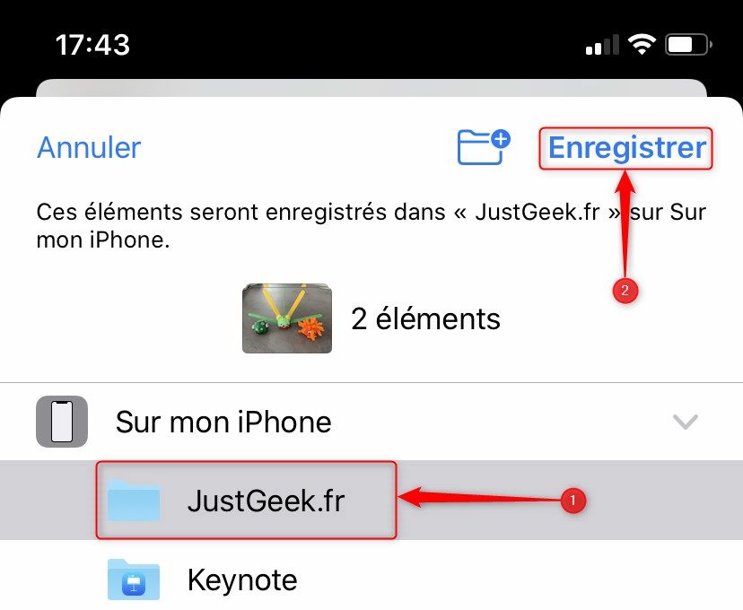 comment créer un fichier zip sur iphone